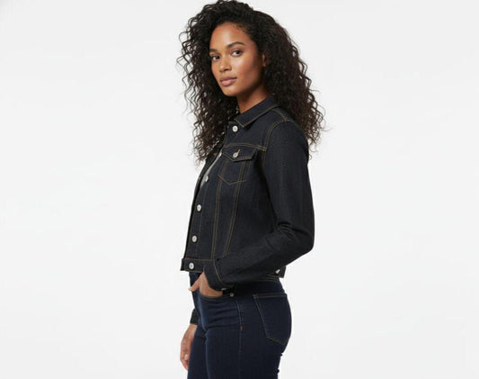 Denim Black Rigid Jacket