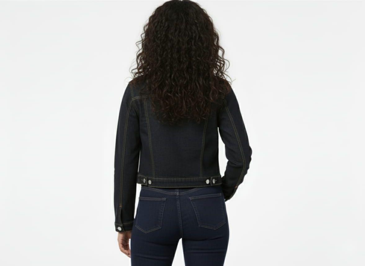 Denim Black Rigid Jacket