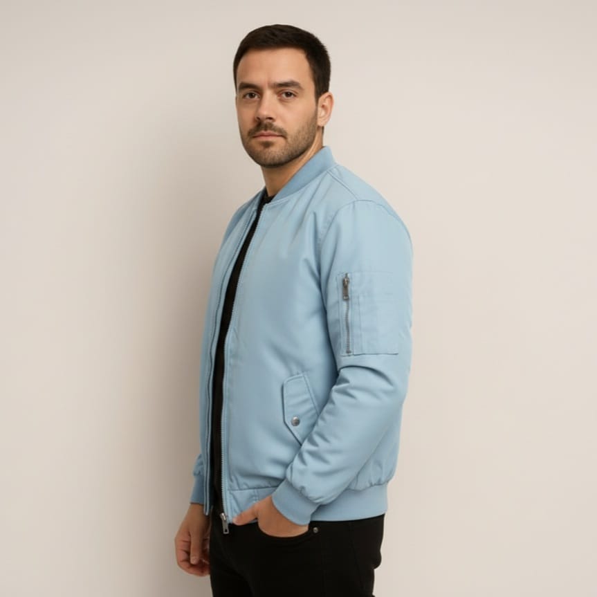 Bomber Jacket Sky Blue