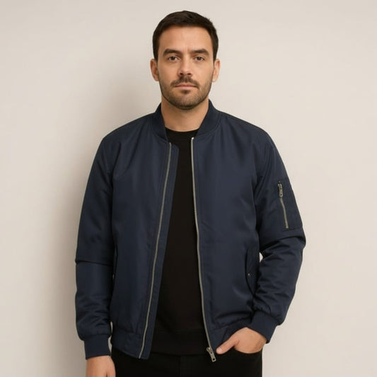 Bomber Jacket Dark Blue