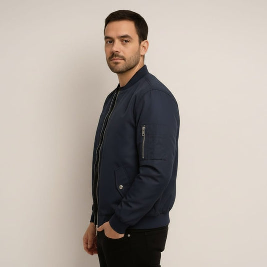 Bomber Jacket Dark Blue