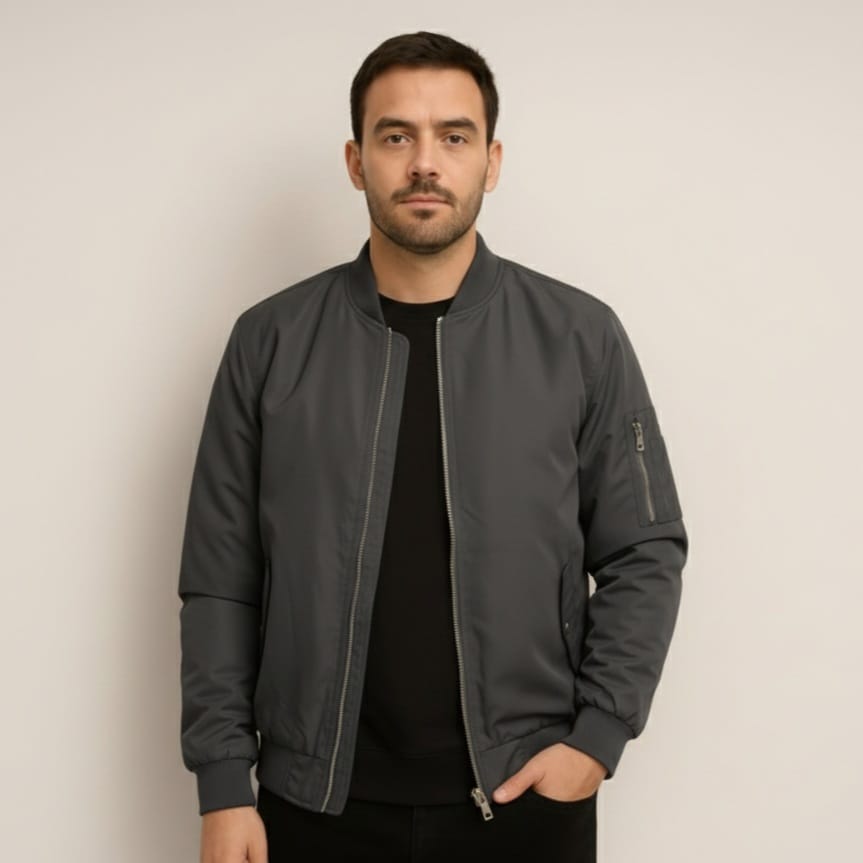 Bomber Jacket Gray