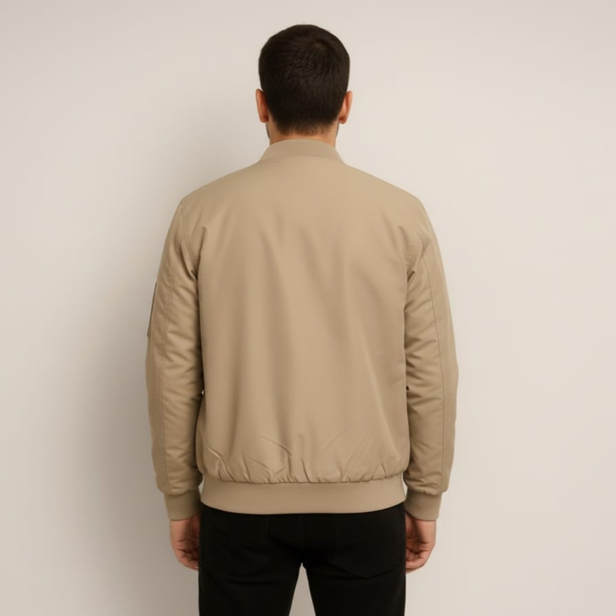 Bomber Jacket  Beige